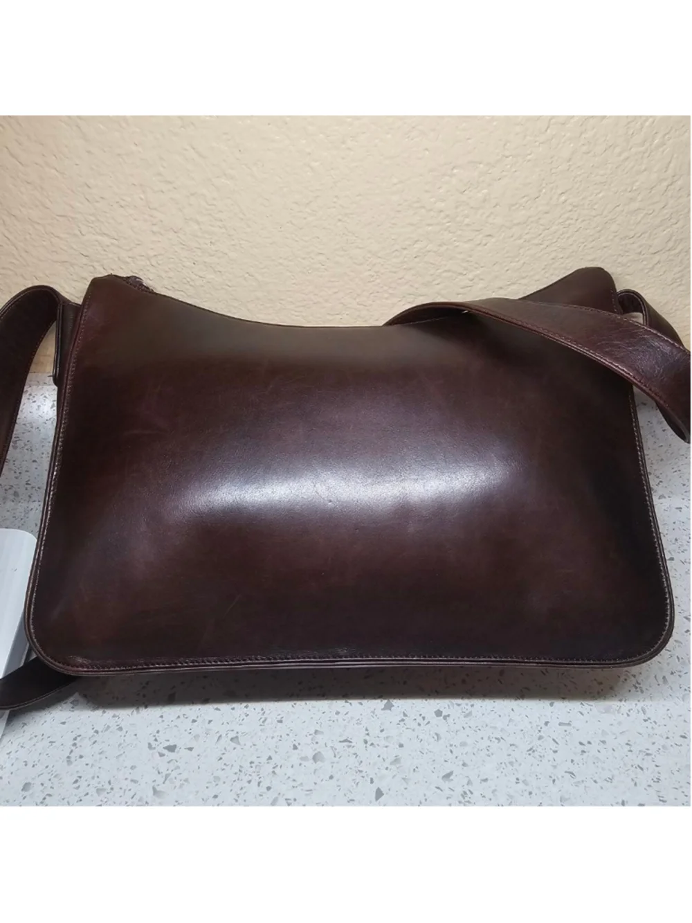 Vintage Bally Brown Leather Shoulder Bag – Made in Italy